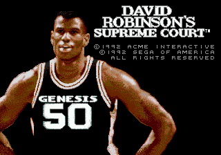 Заставка игры David Robinson's Supreme Court